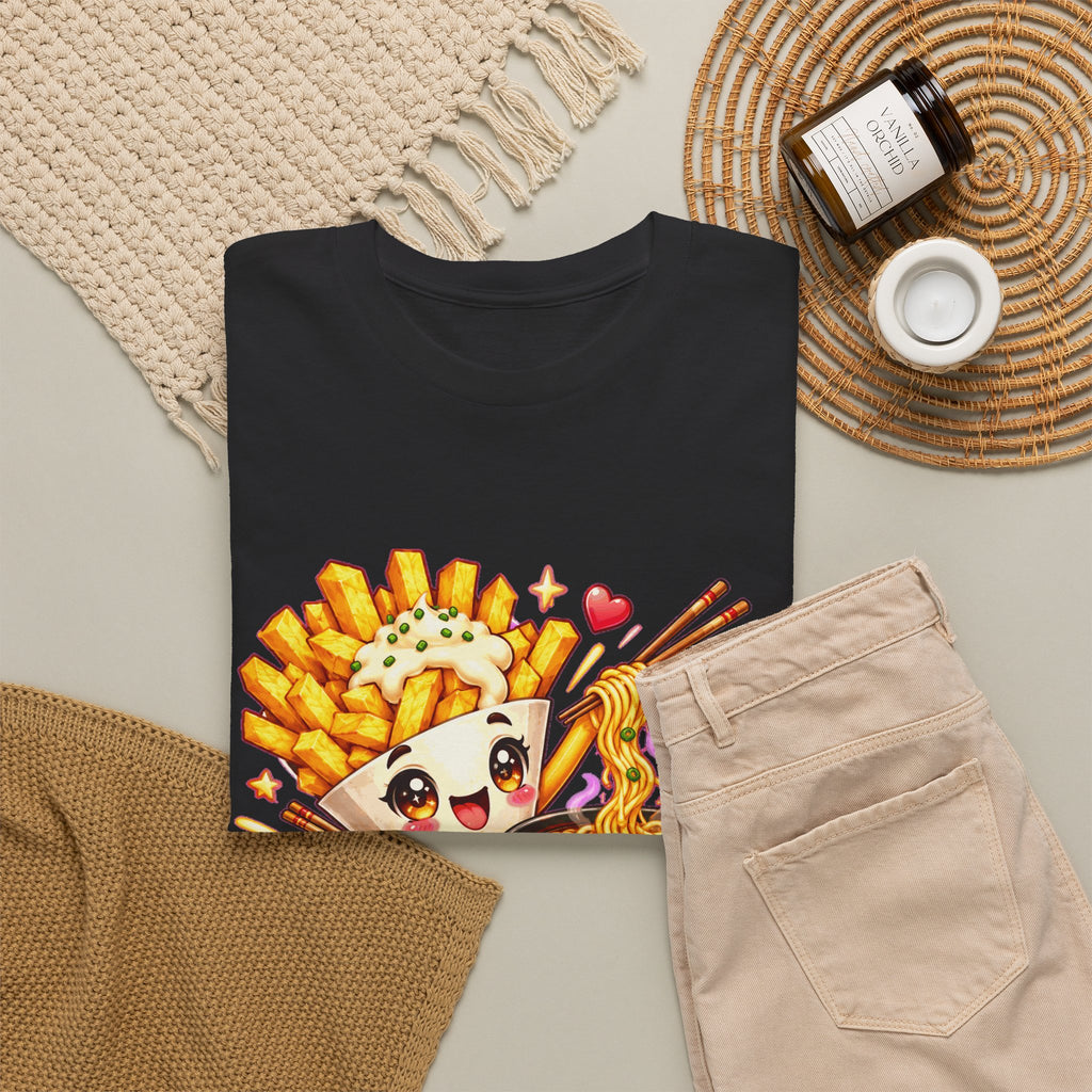 FRIET OP DE RAMEN! Unisex T-shirt | Kawaii | VlaamseKracht®