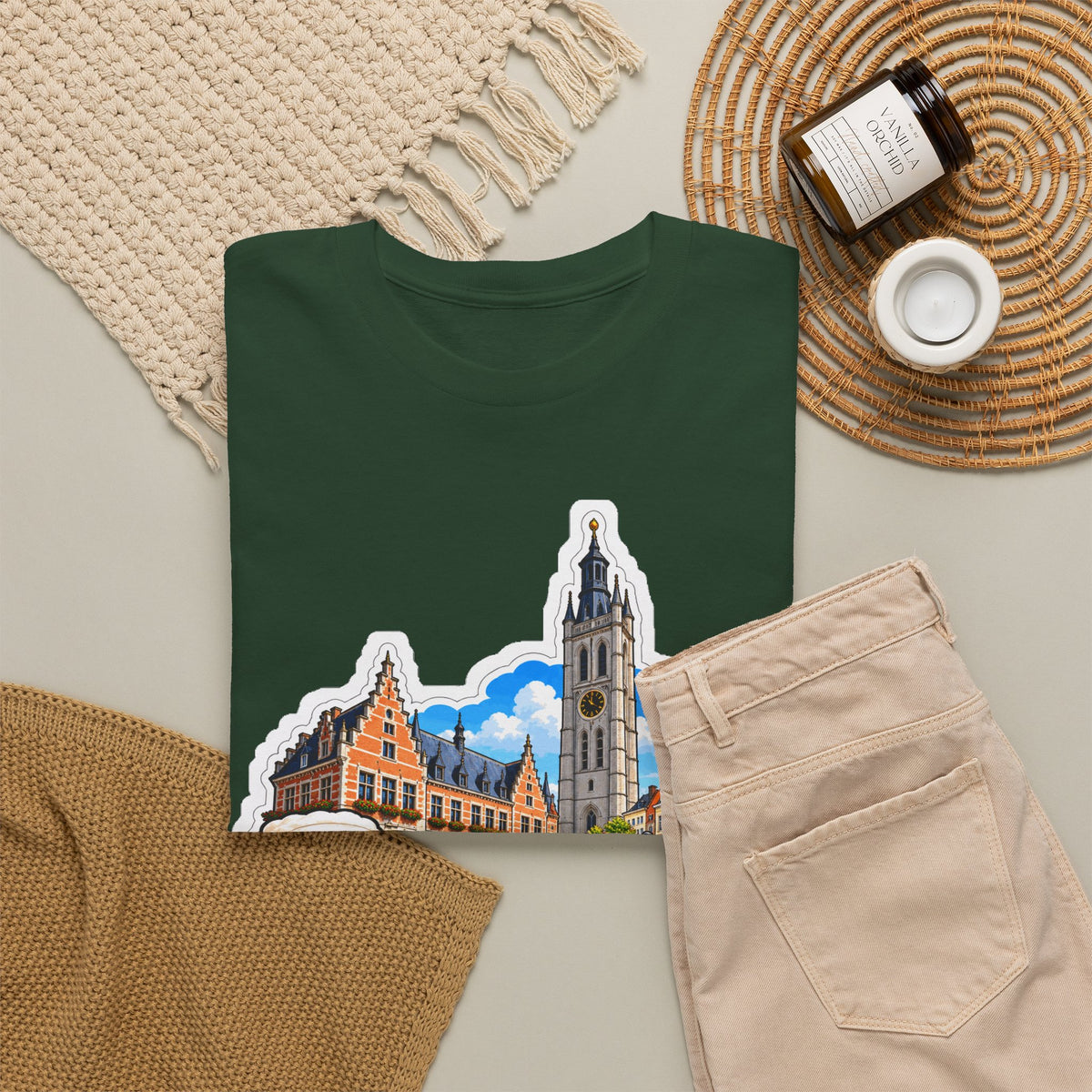 ROESELARE Unisex T-shirt | Vlaamse Stad | VlaamseKracht®