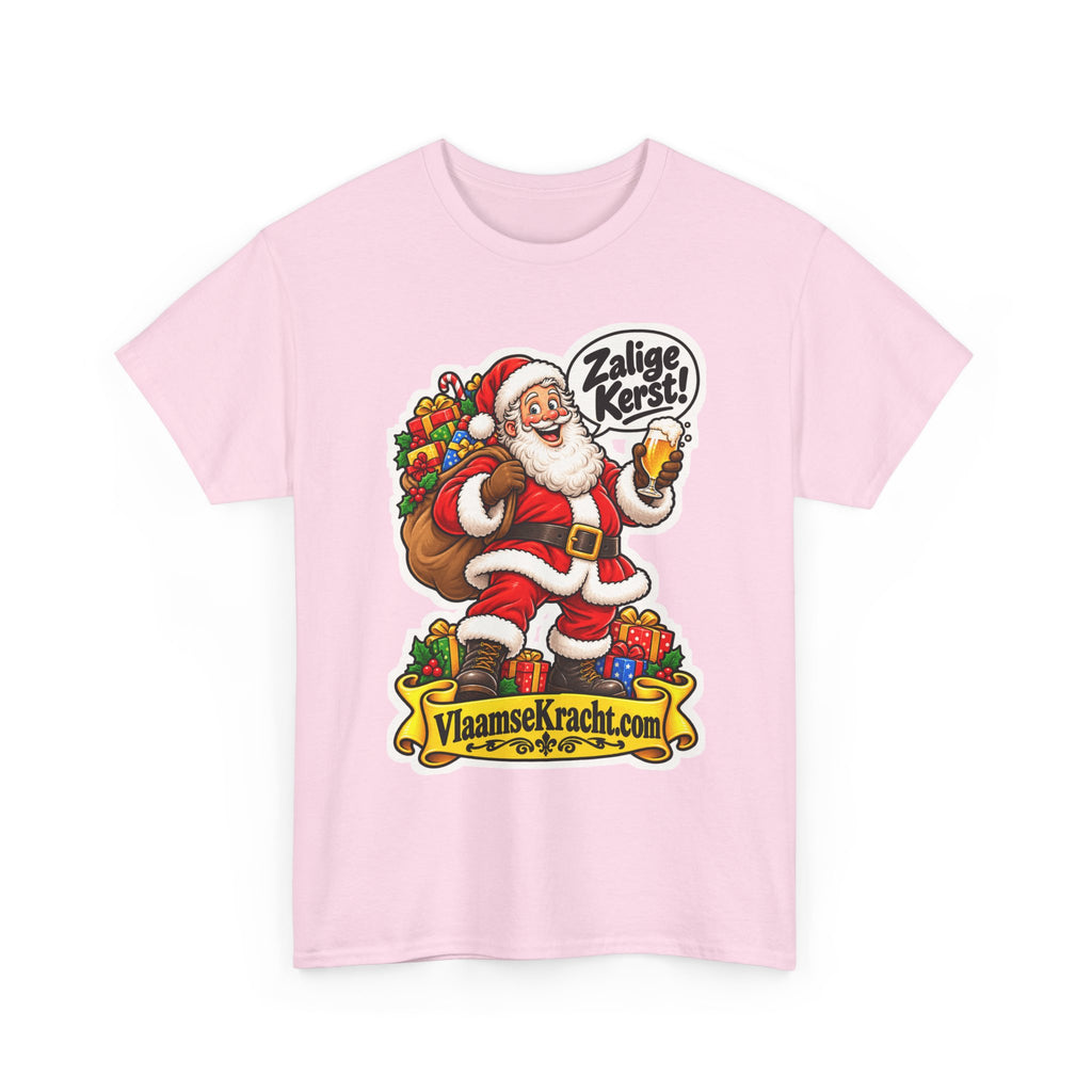 ZALIGE KERST! Unisex T-shirt | De Kerstman | VlaamseKracht®