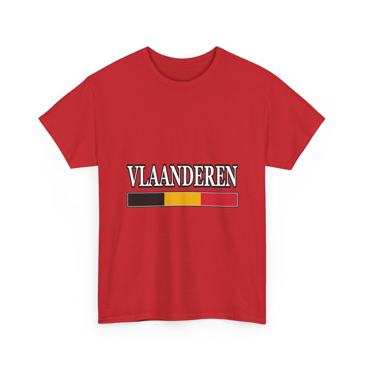 VLAANDEREN Unisex T-shirt | Belgische Driekleur | VlaamseKracht®