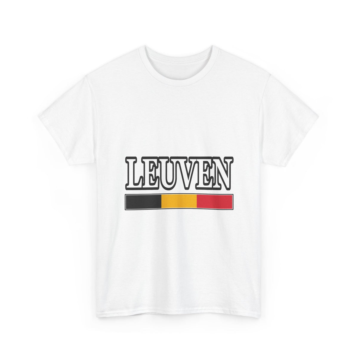 LEUVEN Unisex T-shirt | Belgische Driekleur | VlaamseKracht®