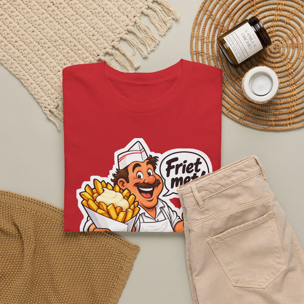 FRIET MET! Unisex T-shirt | Vlaamse Frituur | VlaamseKracht®