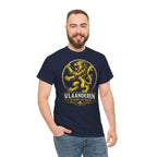 Premium Vlaamse Leeuw Vlaanderen Color Edition T-Shirt | In Hart en Daad | Unisex  | VlaamseKracht®