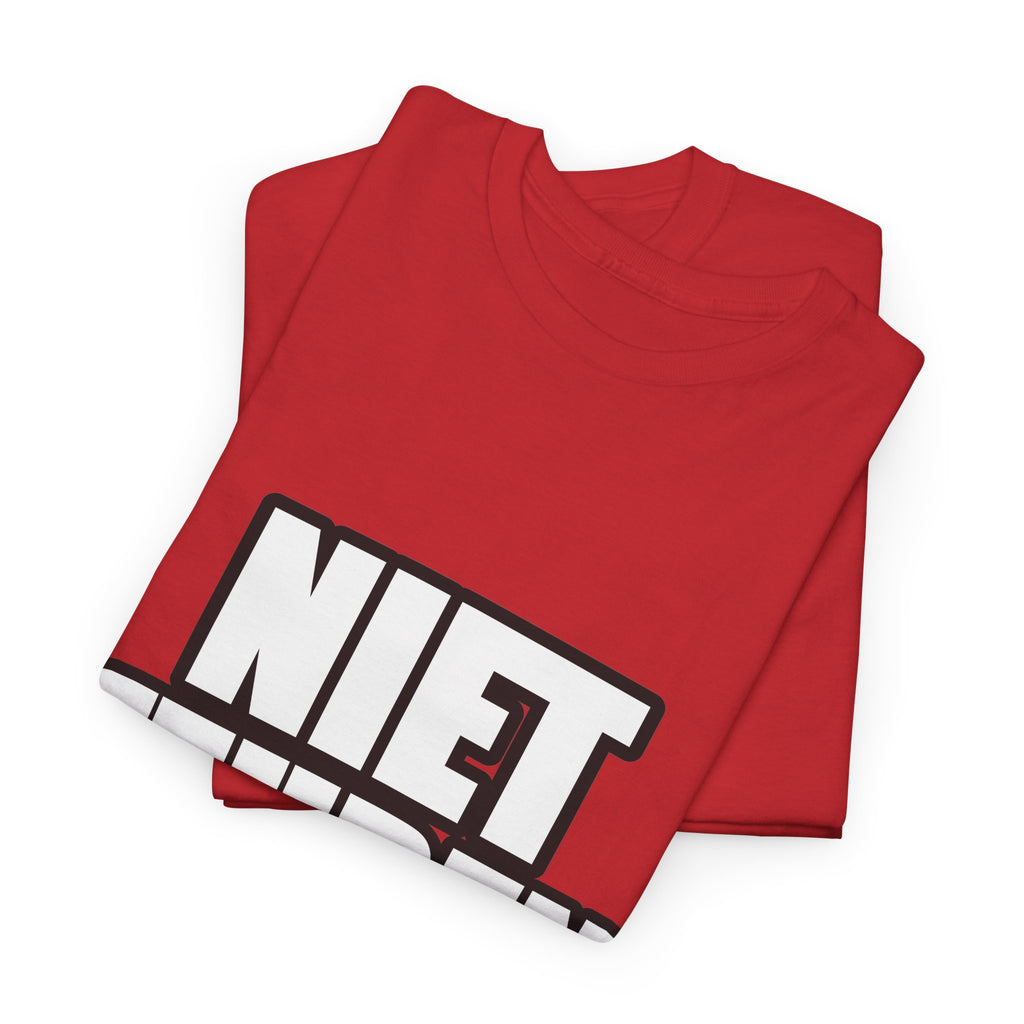 NIET ZEUREN Unisex T-shirt | Vlaamse Humor | VlaamseKracht®