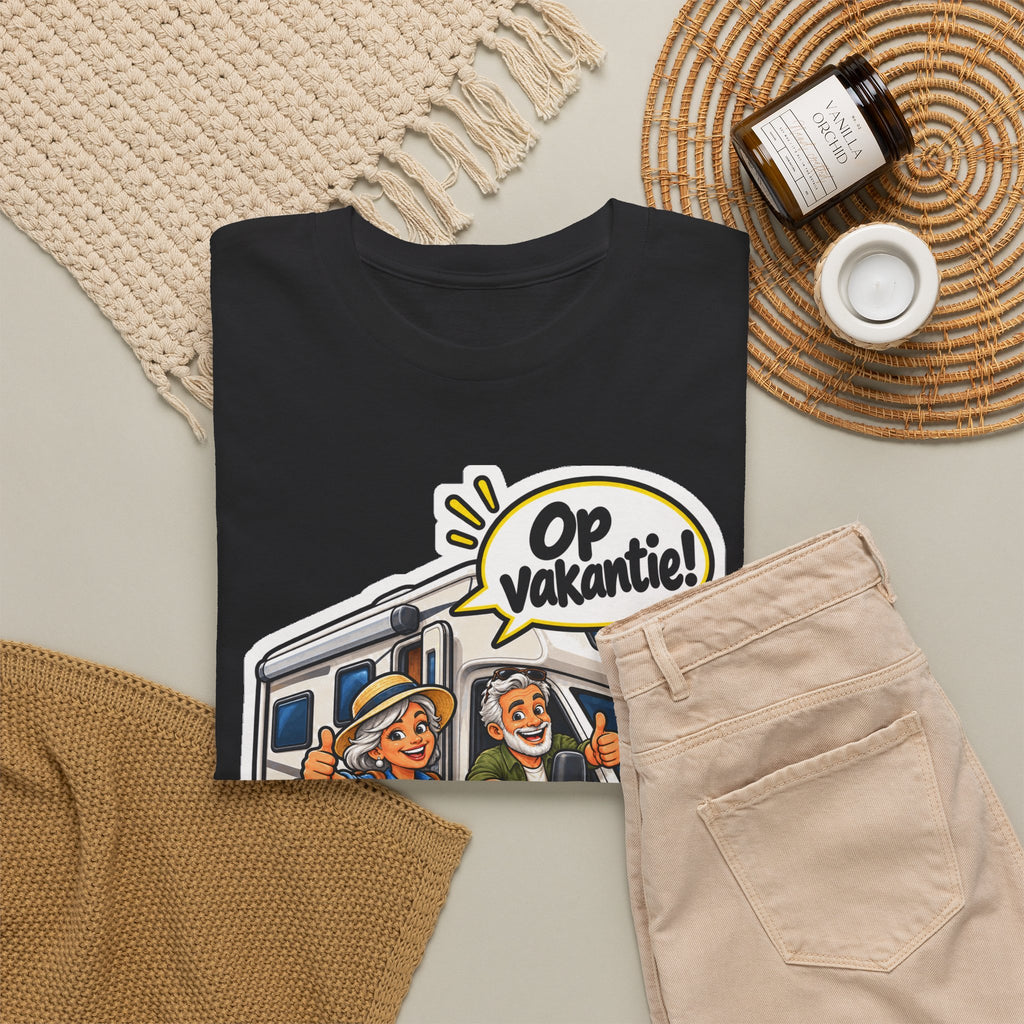 OP VAKANTIE! Unisex T-shirt | De Kampeerders | VlaamseKracht®