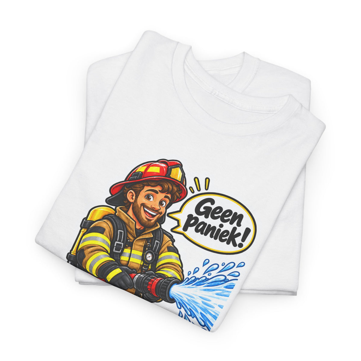 GEEN PANIEK! Unisex T-shirt | De Brandweerman | VlaamseKracht®