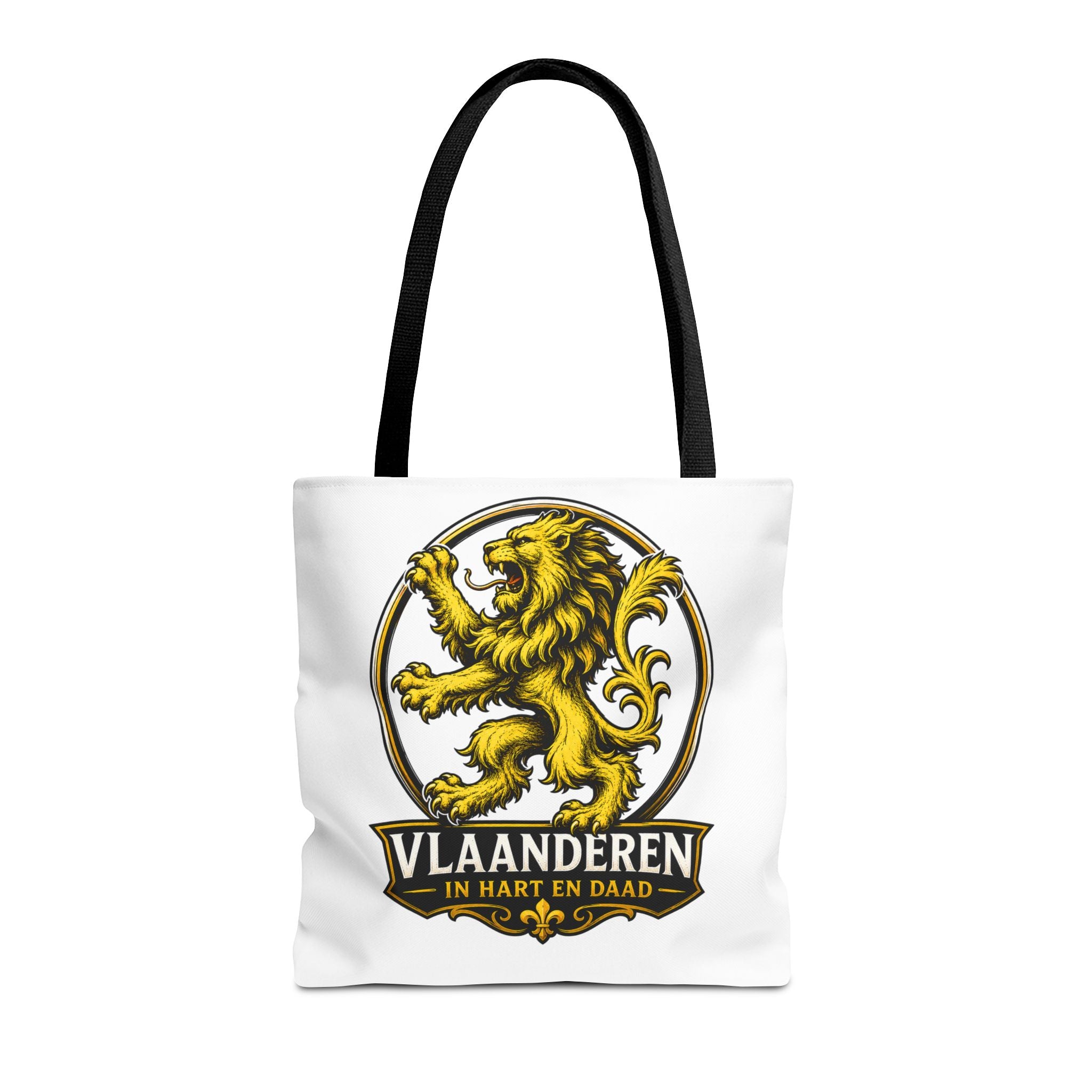 Premium Vlaamse Leeuw Tote Bag (AOP) | VlaamseKracht®