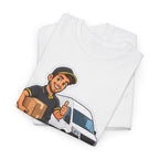 PAKJE ONDERWEG! Unisex T-shirt | De Pakjesbezorger | VlaamseKracht®
