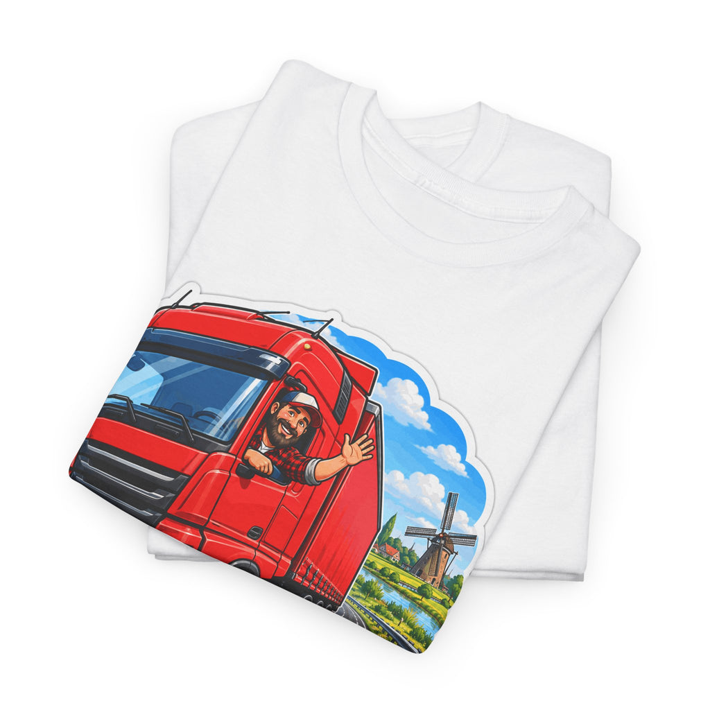 KILOMETERS KRACHT! Unisex T-shirt | De Trucker | VlaamseKracht®