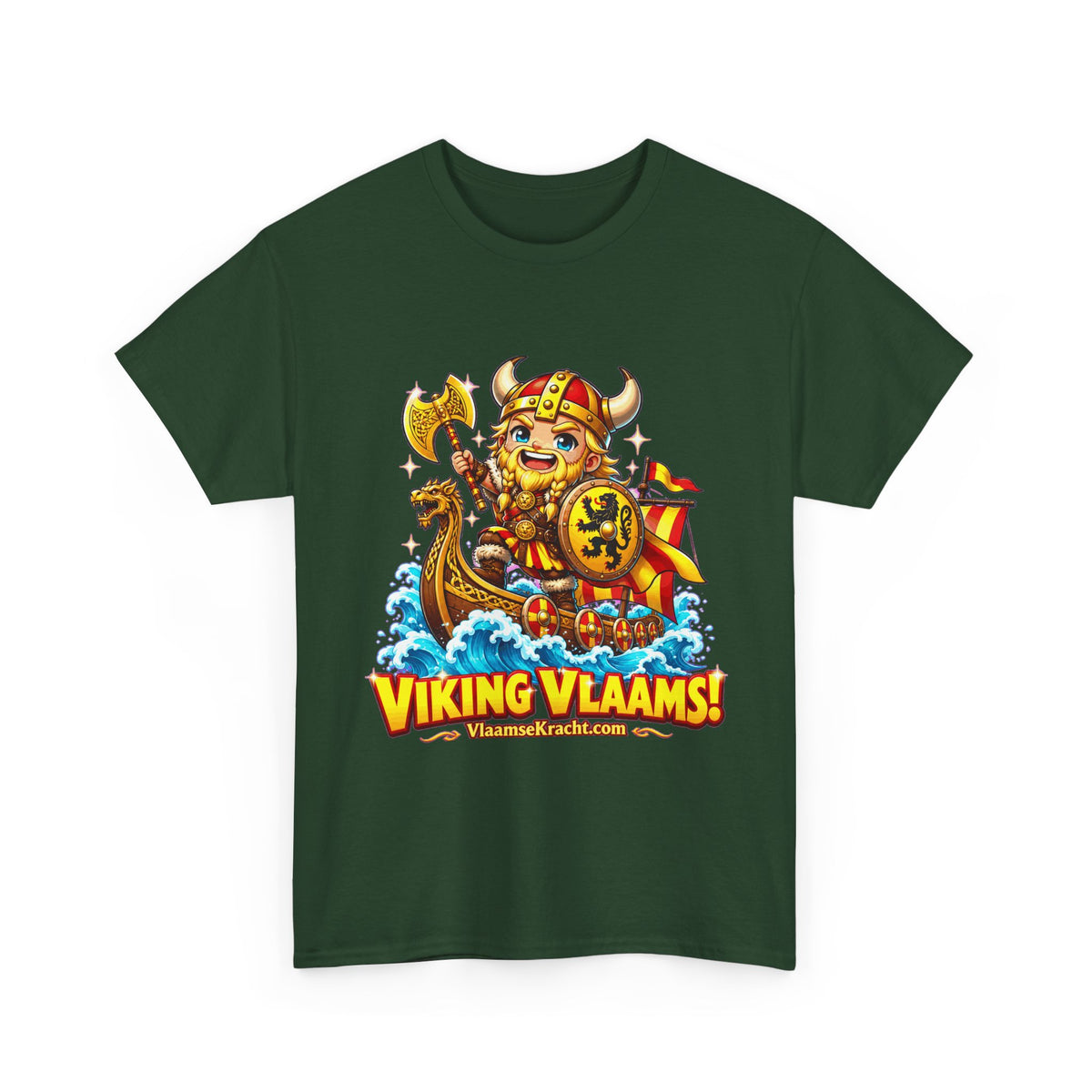 VIKING VLAAMS! Unisex T-shirt | Chibi | VlaamseKracht®