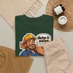 METEN IS WETEN Unisex T-shirt | Vlaams Vakmanschap | VlaamseKracht®
