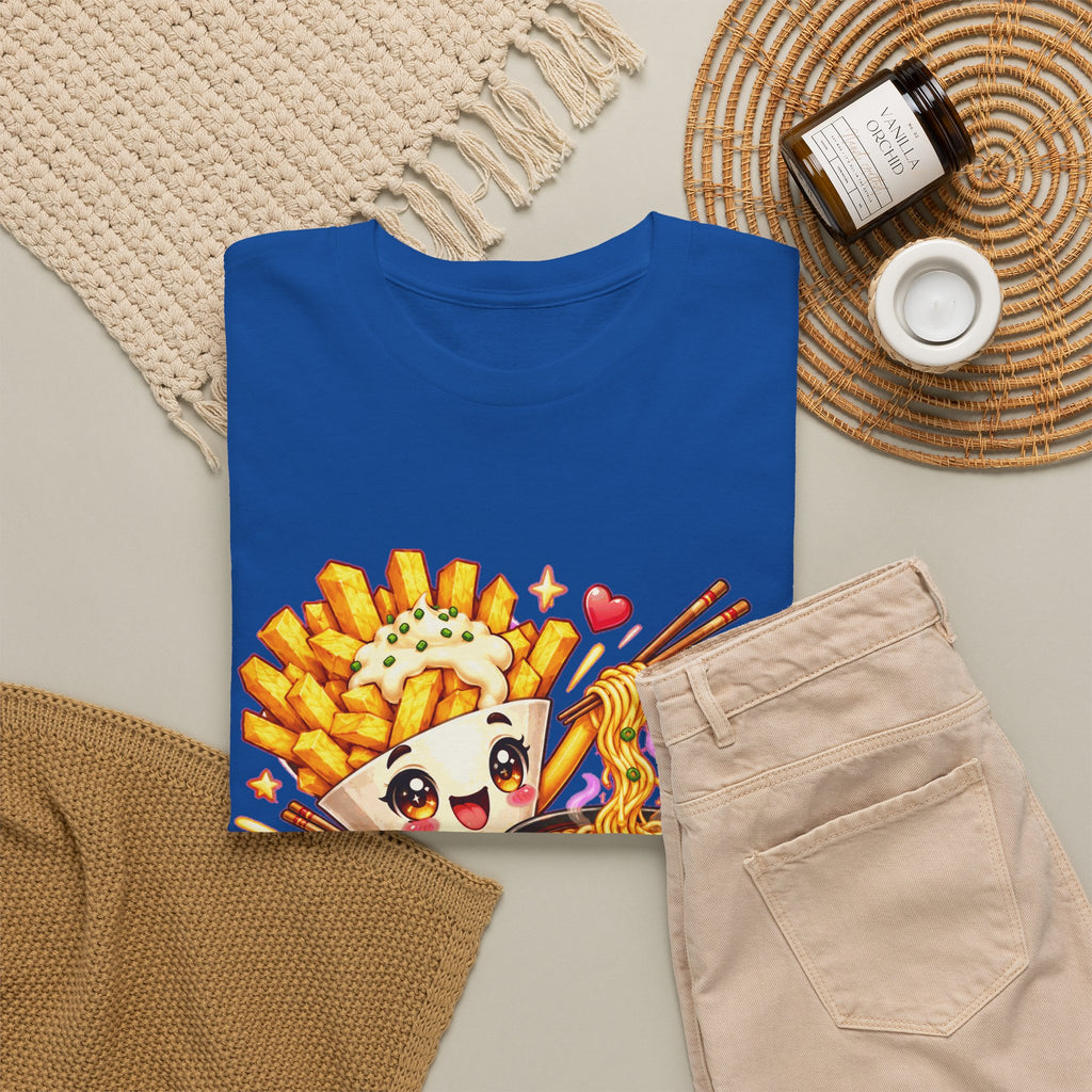 FRIET OP DE RAMEN! Unisex T-shirt | Kawaii | VlaamseKracht®