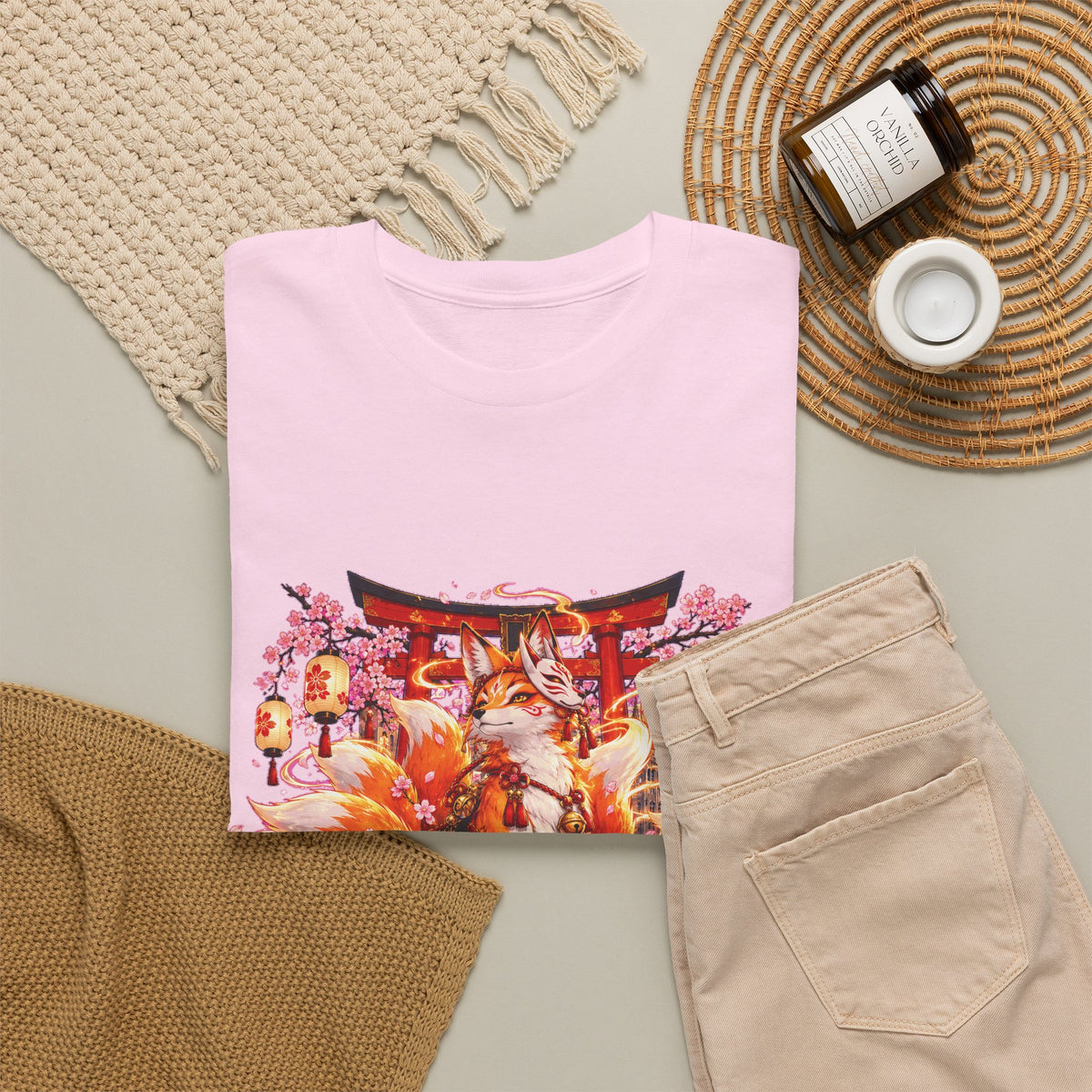 KITSUNE VAN BRUGGE! Unisex T-shirt | Anime | VlaamseKracht®