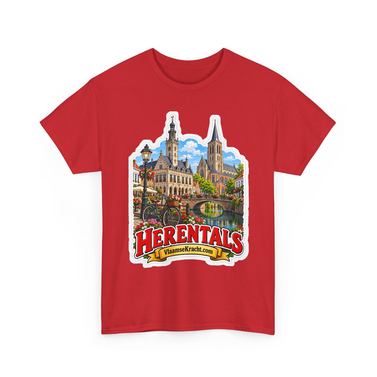 HERENTALS Unisex T-shirt | Vlaamse Stad | VlaamseKracht®