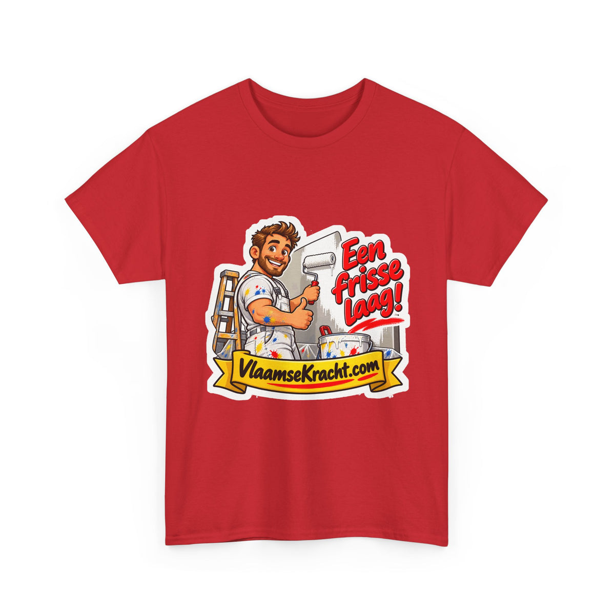 EEN FRISSE LAAG! Unisex T-shirt | De Schilder | VlaamseKracht®