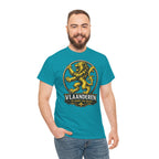 Premium Vlaamse Leeuw Vlaanderen Color Edition T-Shirt | In Hart en Daad | Unisex  | VlaamseKracht®