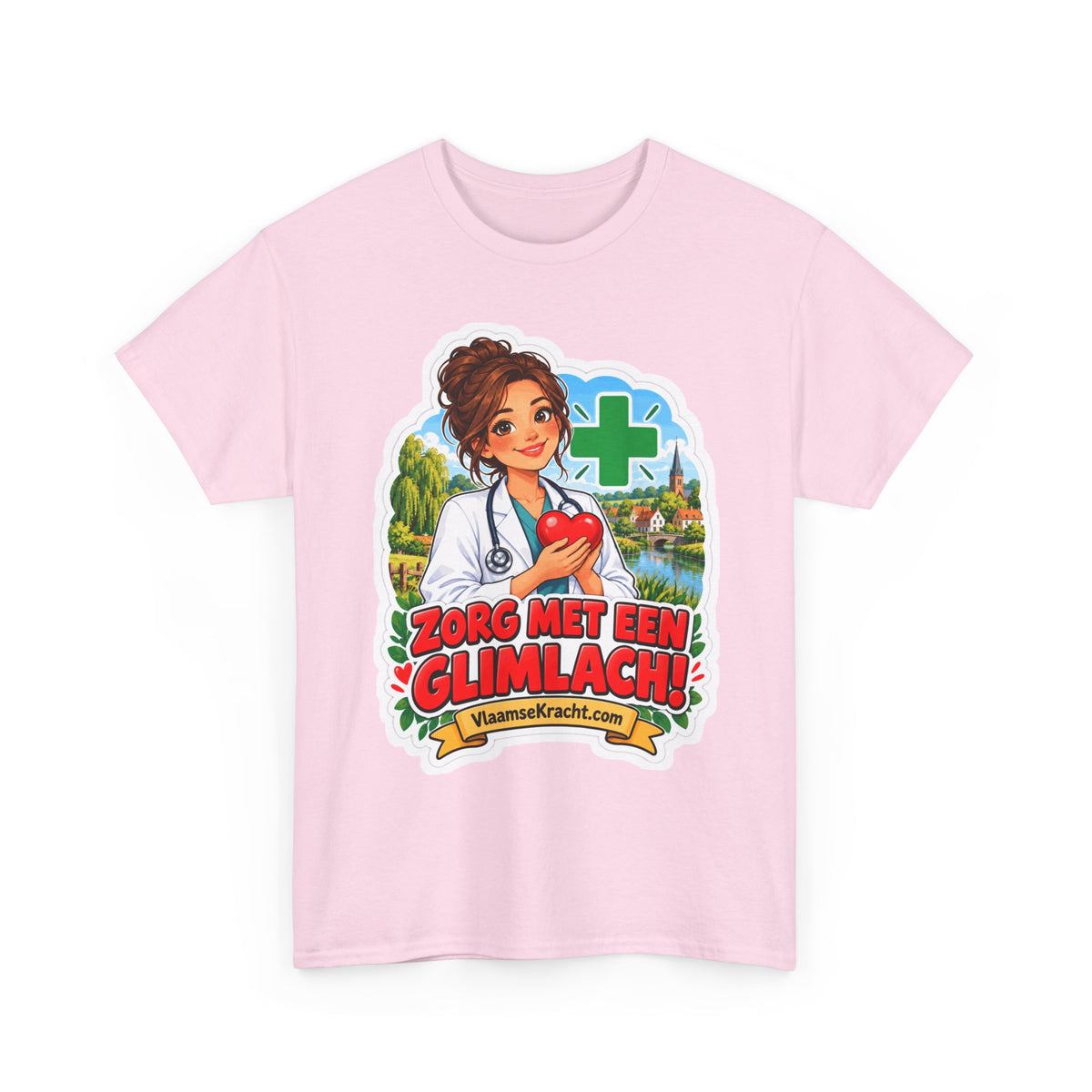 ZORG MET EEN GLIMLACH! Unisex T-shirt | De Dokter | VlaamseKracht®