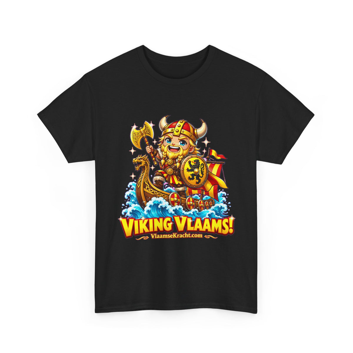VIKING VLAAMS! Unisex T-shirt | Chibi | VlaamseKracht®
