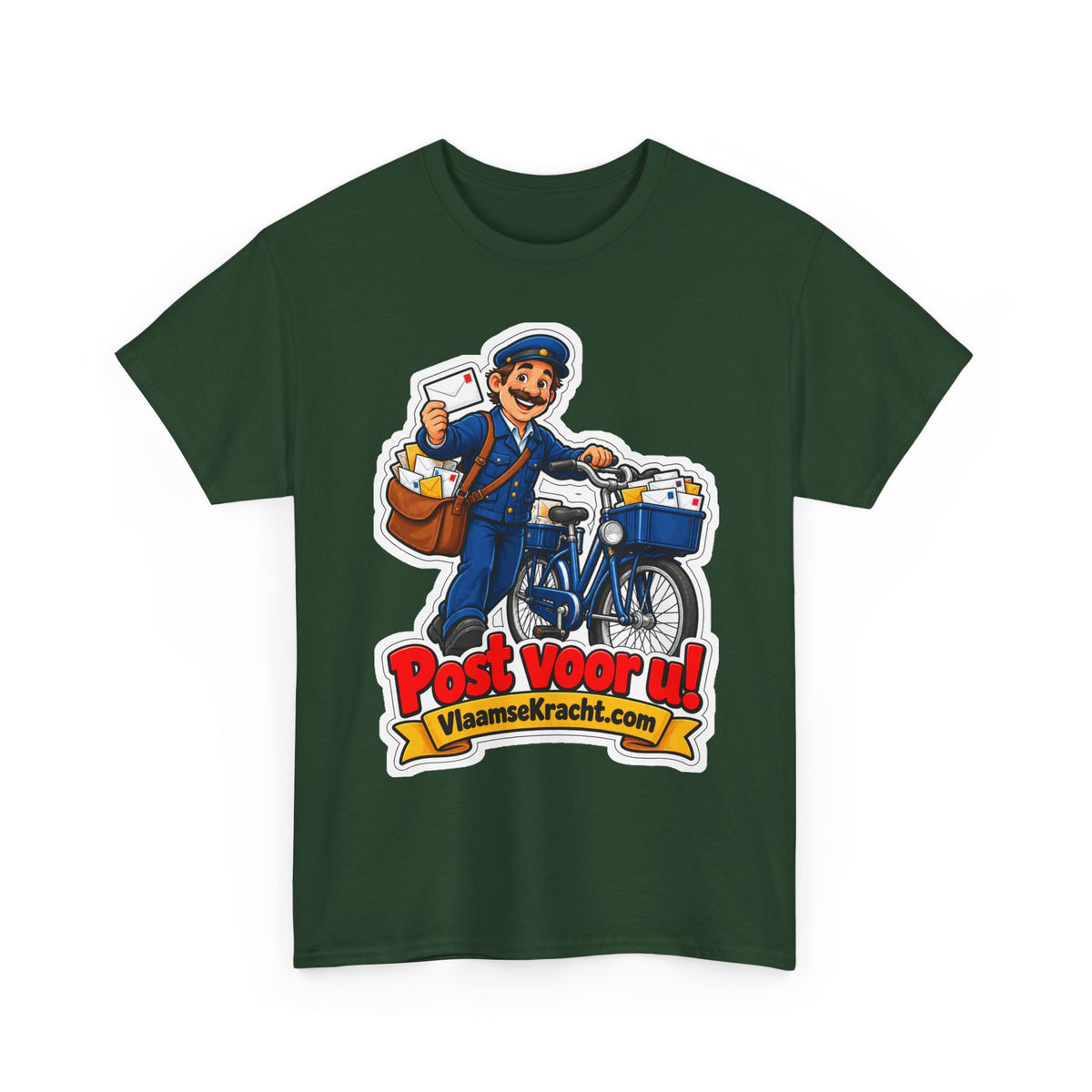 POST VOOR U! Unisex T-shirt | De Postbode | VlaamseKracht®