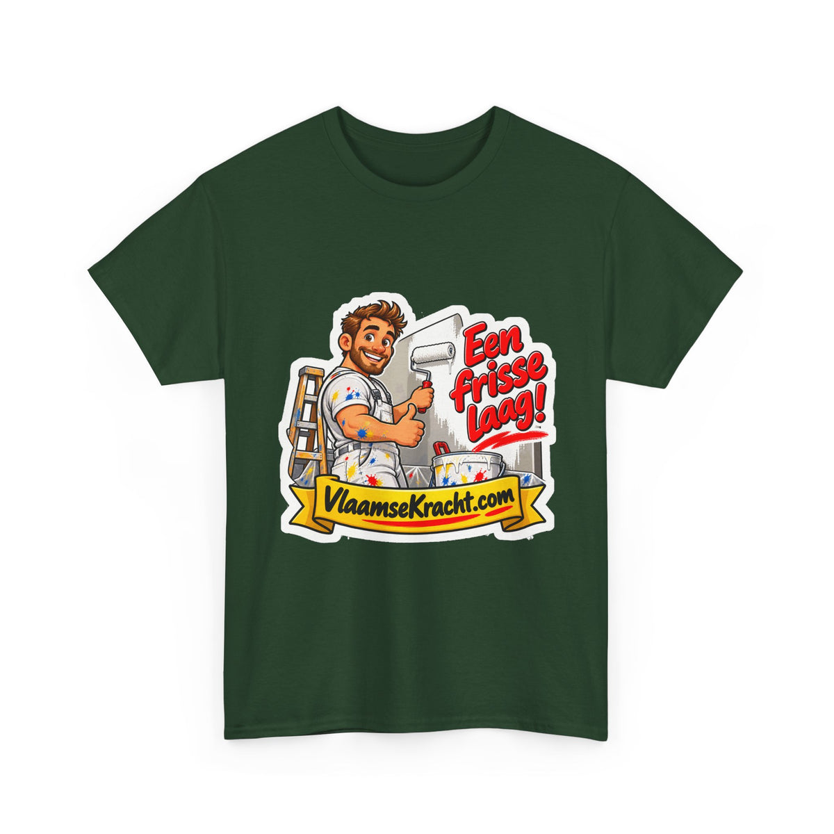 EEN FRISSE LAAG! Unisex T-shirt | De Schilder | VlaamseKracht®