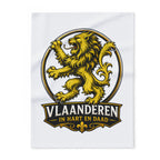 Premium Vlaamse Leeuw Arctic Fleece Blanket  | VlaamseKracht®