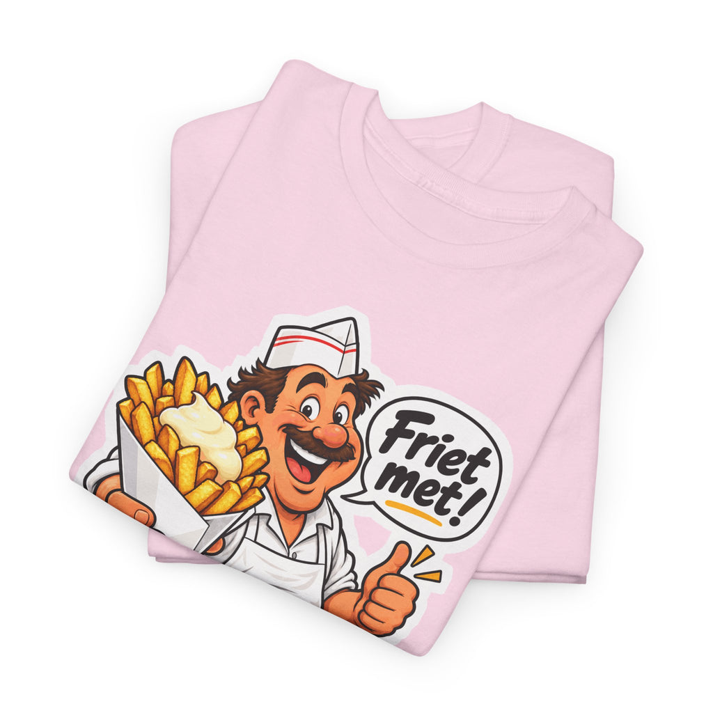 FRIET MET! Unisex T-shirt | Vlaamse Frituur | VlaamseKracht®