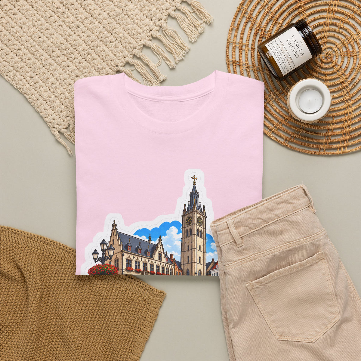 TIELT Unisex T-shirt | Vlaamse Stad | VlaamseKracht®