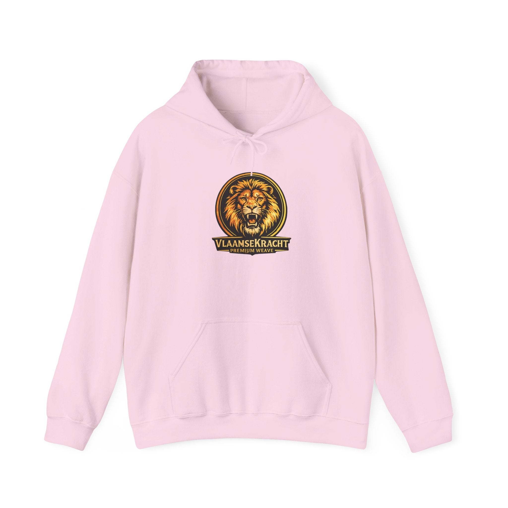 Lion Crest Hoodie - Vlaankerkracht Vintage Lion Emblem Sweatshirt