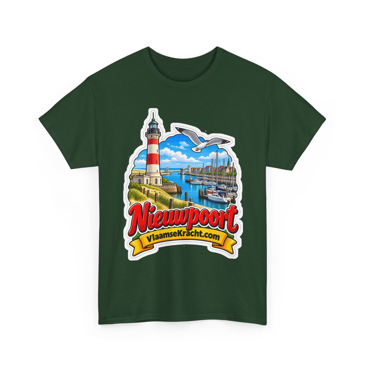 NIEUWPOORT Unisex T-shirt | Vlaamse Stad | VlaamseKracht®