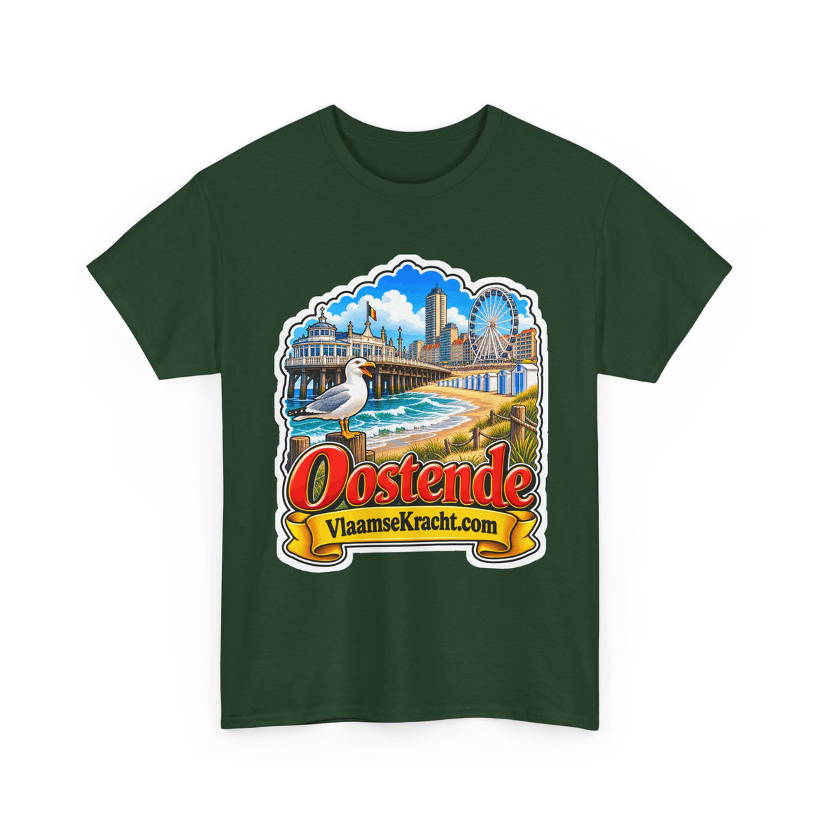 OOSTENDE Unisex T-shirt | Vlaamse Stad | VlaamseKracht®