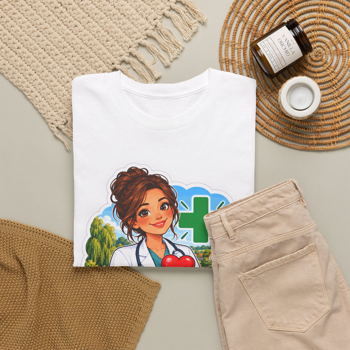 ZORG MET EEN GLIMLACH! Unisex T-shirt | De Dokter | VlaamseKracht®