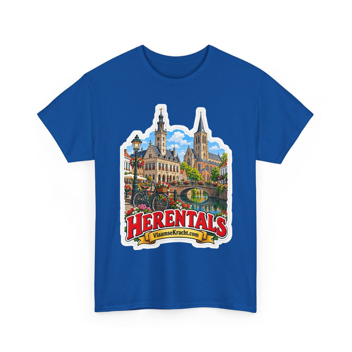 HERENTALS Unisex T-shirt | Vlaamse Stad | VlaamseKracht®