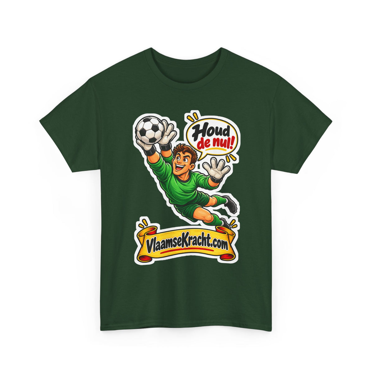 HOUD DE NUL! Unisex T-shirt | Voetbal Supporter | VlaamseKracht®