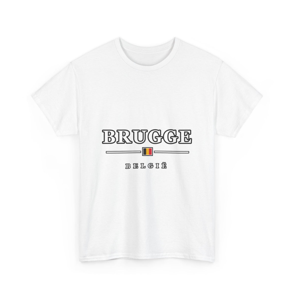BRUGGE Unisex T-shirt | Minimalistisch | VlaamseKracht®