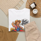 GAS GEVEN! Unisex T-shirt | De Tractorboer | VlaamseKracht®