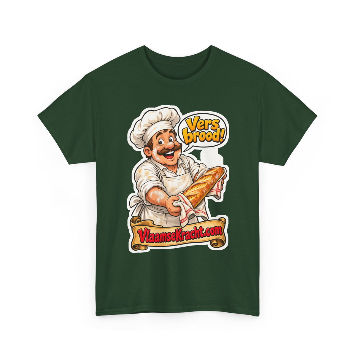 VERS BROOD! Unisex T-shirt | De Bakker | VlaamseKracht®