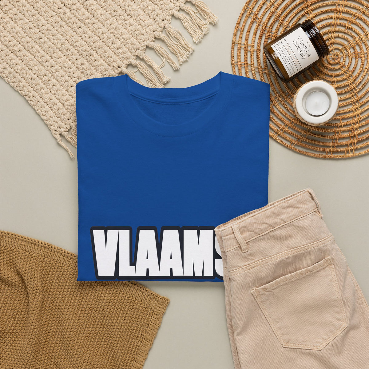 VLAAMSE KRACHT Unisex T-shirt | Stoere Letters | VlaamseKracht®