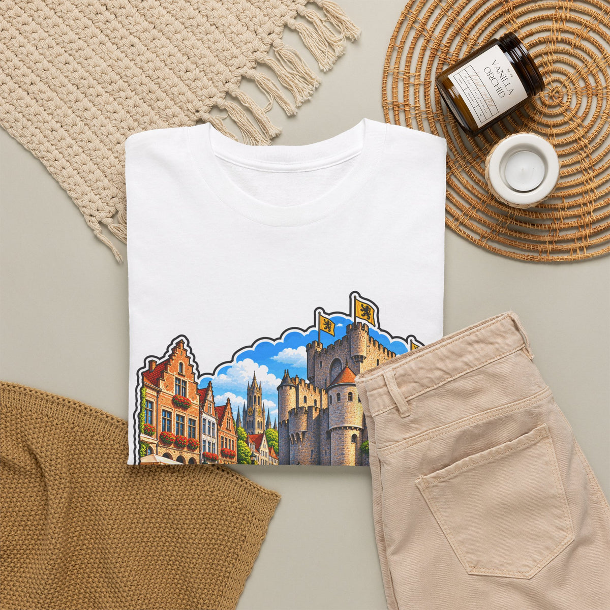 GENT Unisex T-shirt | Vlaamse Stad | VlaamseKracht®