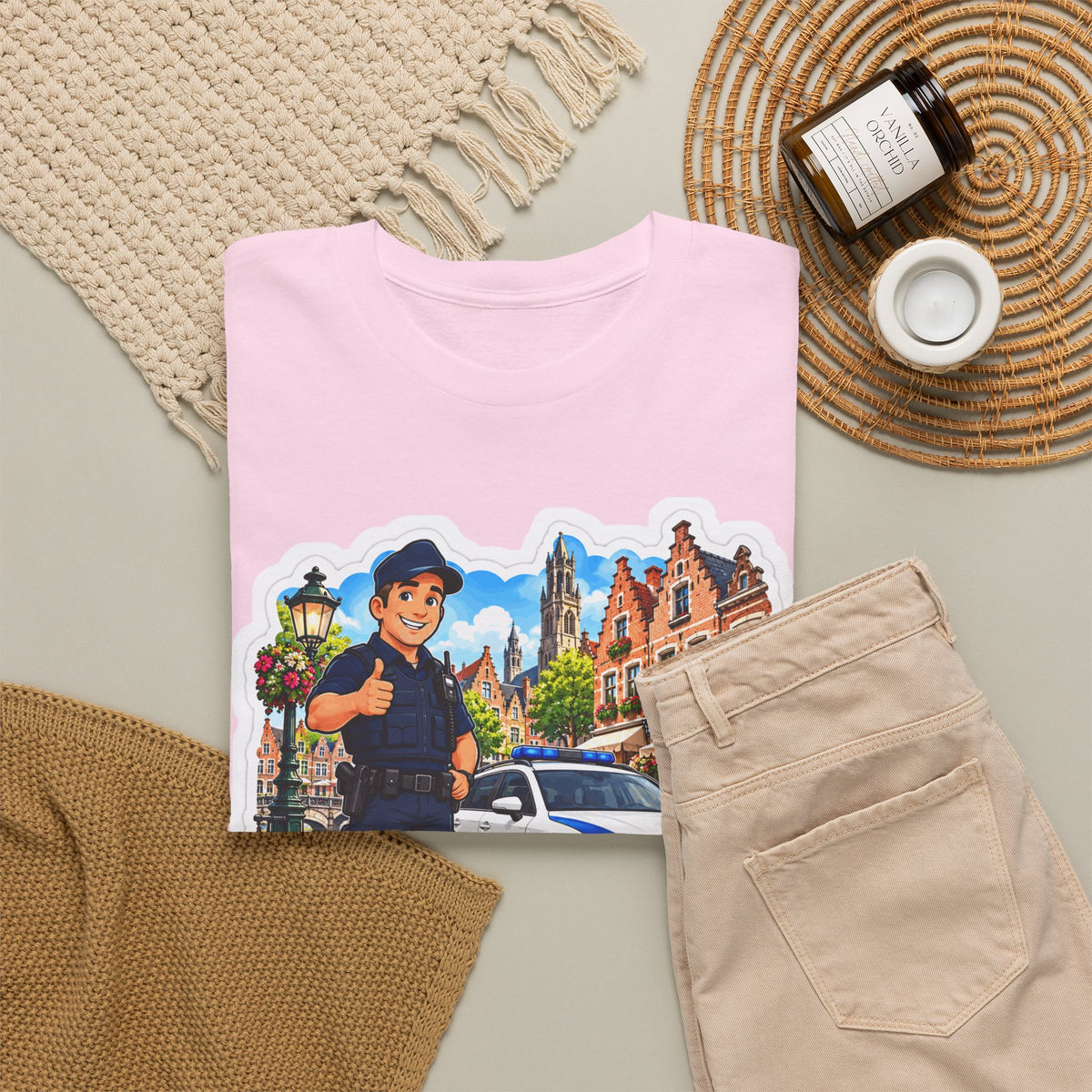 SAMEN VEILIG! Unisex T-shirt | De Agent | VlaamseKracht®