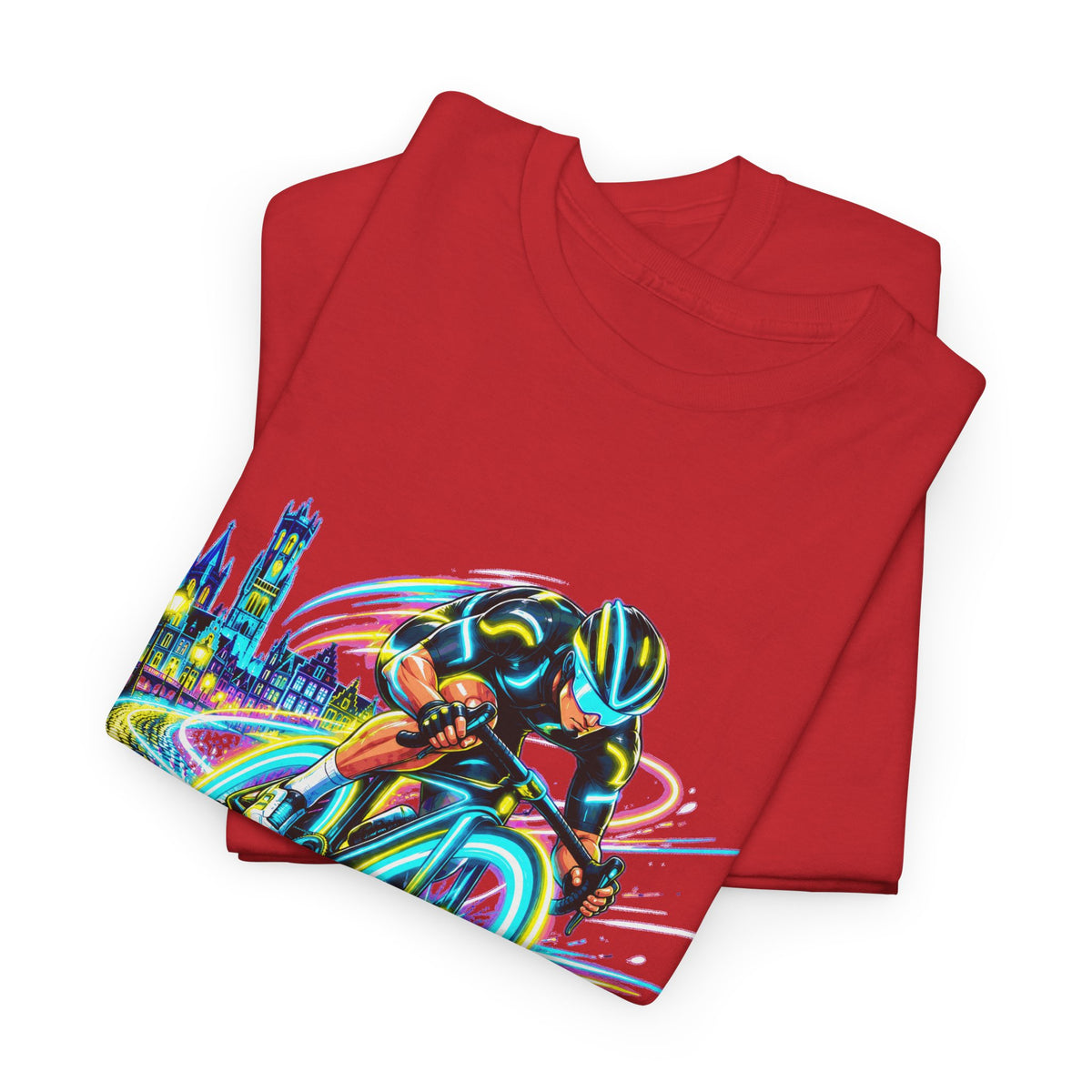NEON KOERS! Unisex T-shirt | Cyberpunk | VlaamseKracht®