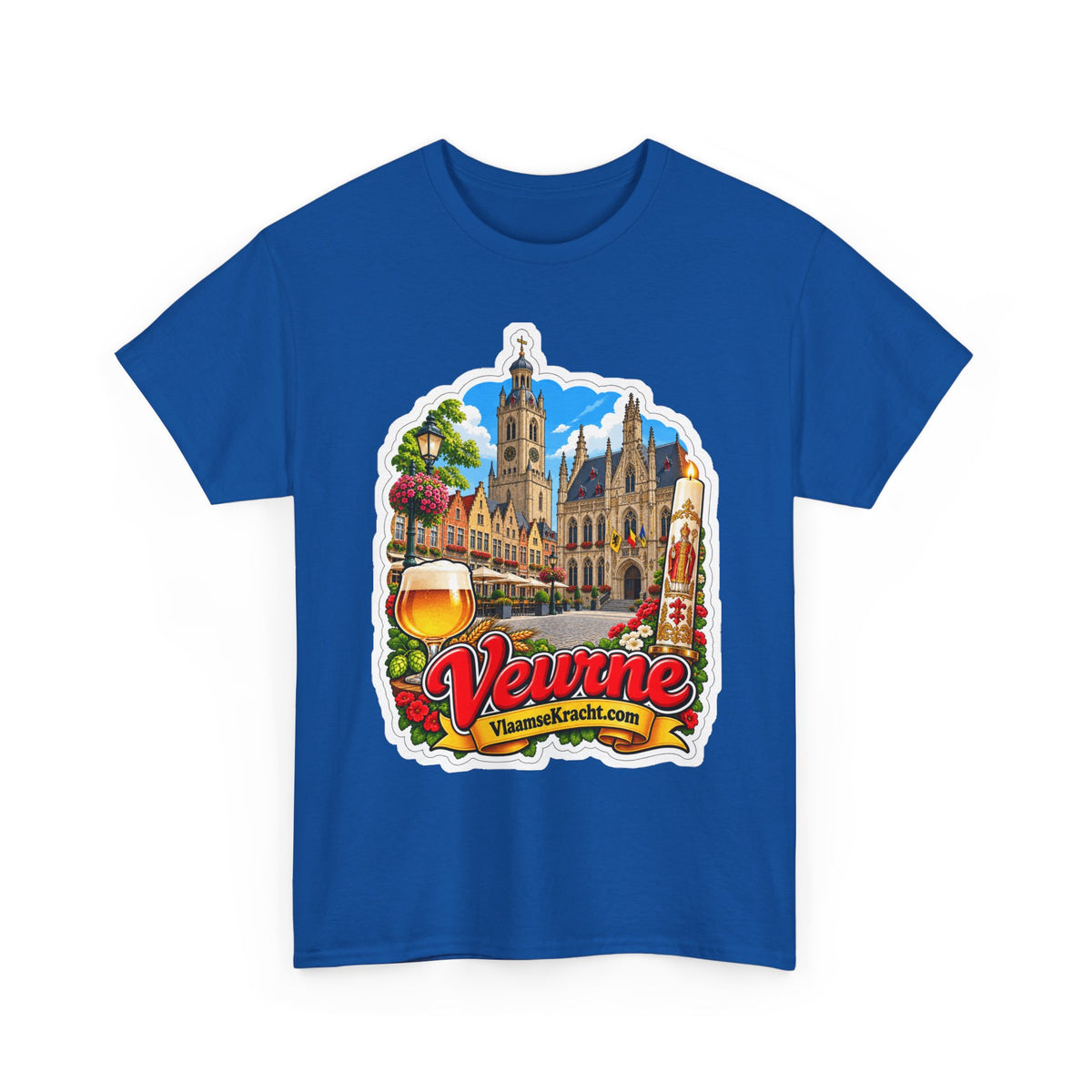 VEURNE Unisex T-shirt | Vlaamse Stad | VlaamseKracht®