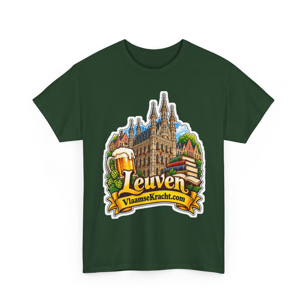 LEUVEN Unisex T-shirt | Vlaamse Stad | VlaamseKracht®