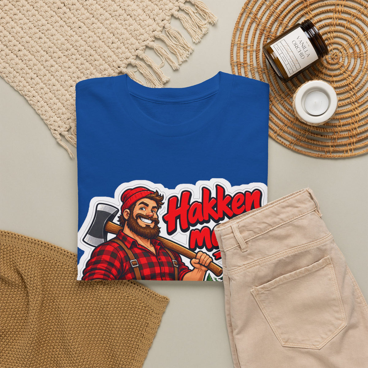 HAKKEN MAAR! Unisex T-shirt | De Houthakker | VlaamseKracht®