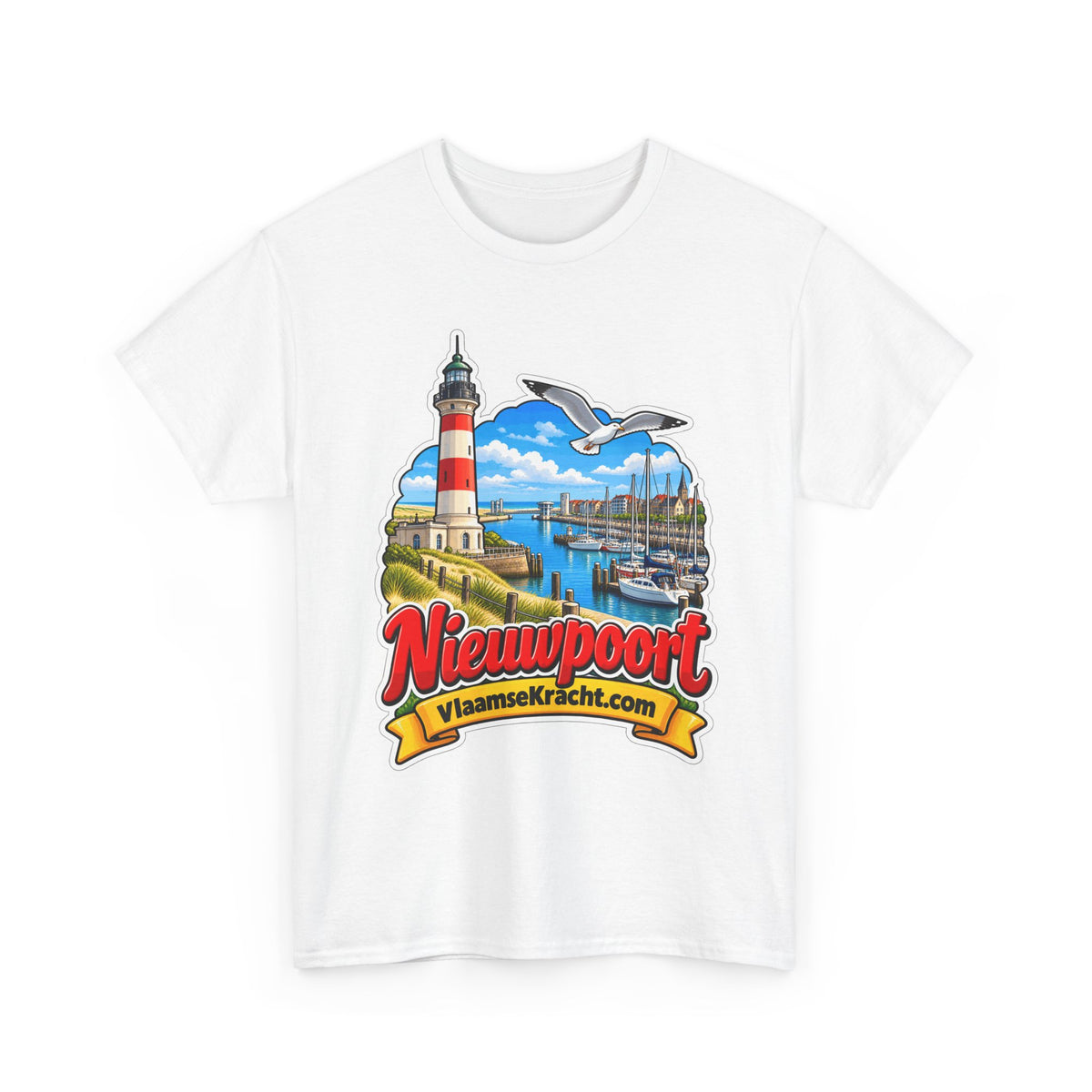 NIEUWPOORT Unisex T-shirt | Vlaamse Stad | VlaamseKracht®