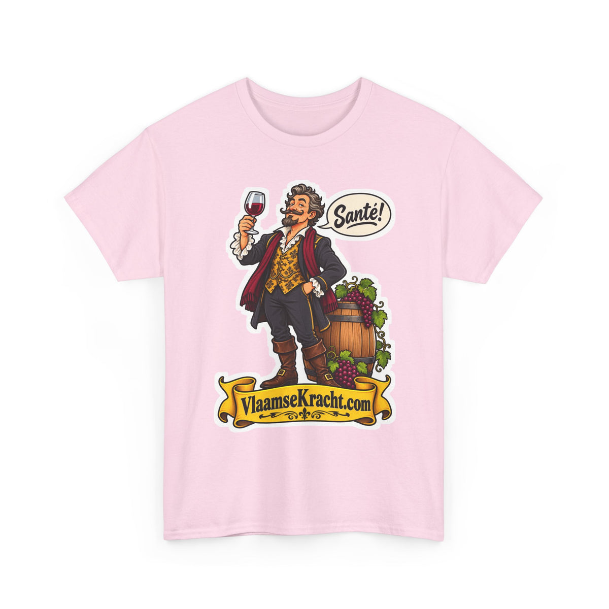 SANTÉ! Unisex T-shirt | De Wijnkenner | VlaamseKracht®
