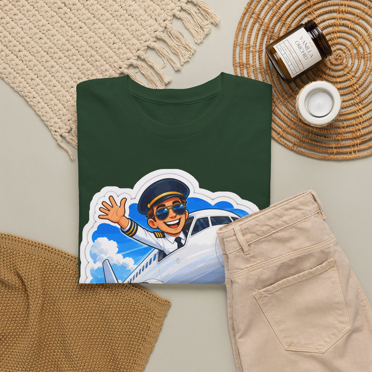 DE LUCHT IN! Unisex T-shirt | De Piloot | VlaamseKracht®