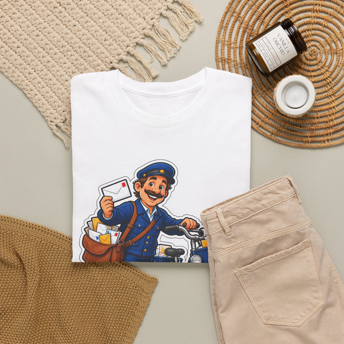 POST VOOR U! Unisex T-shirt | De Postbode | VlaamseKracht®
