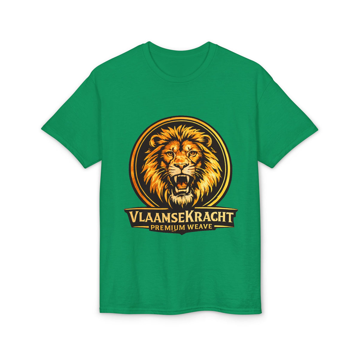 VlaamseKracht Roaring Lion Graphic T-Shirt — Premium Belgian Pride Tee