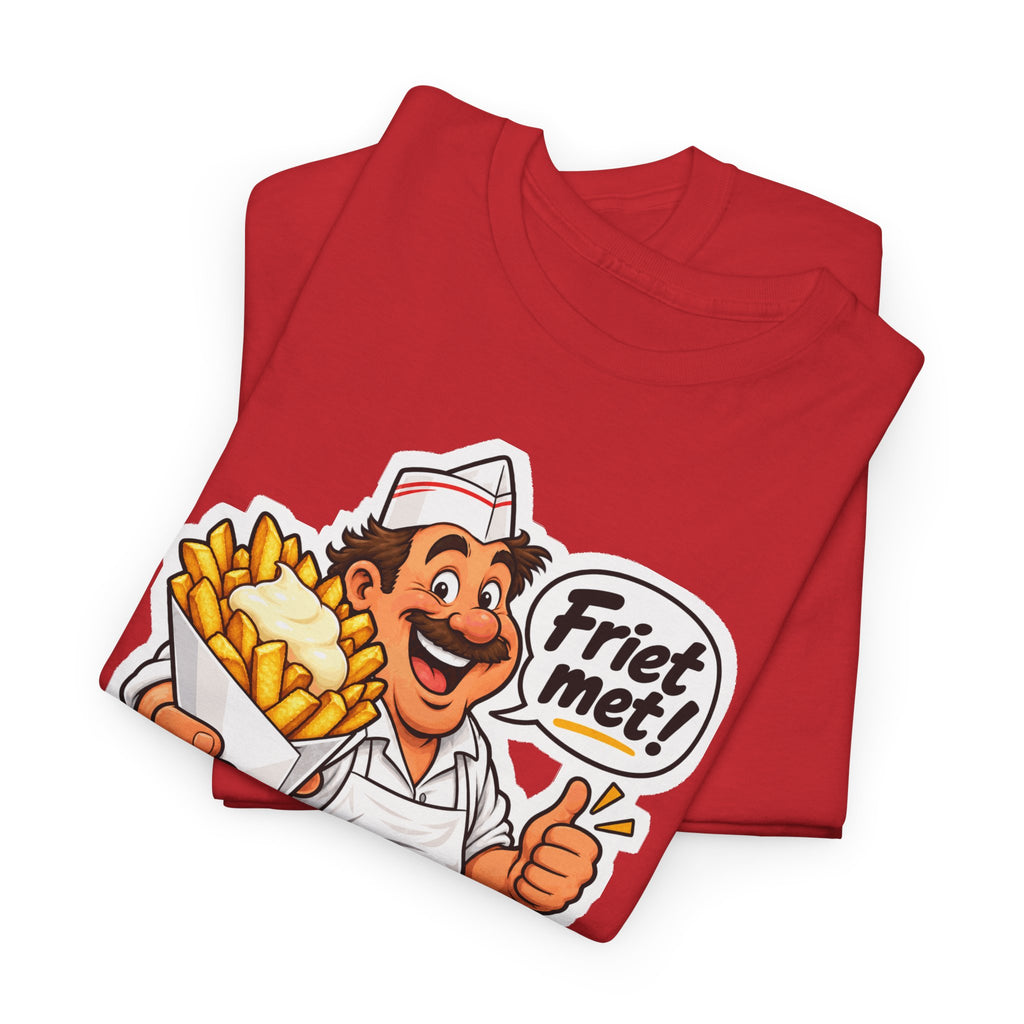 FRIET MET! Unisex T-shirt | Vlaamse Frituur | VlaamseKracht®
