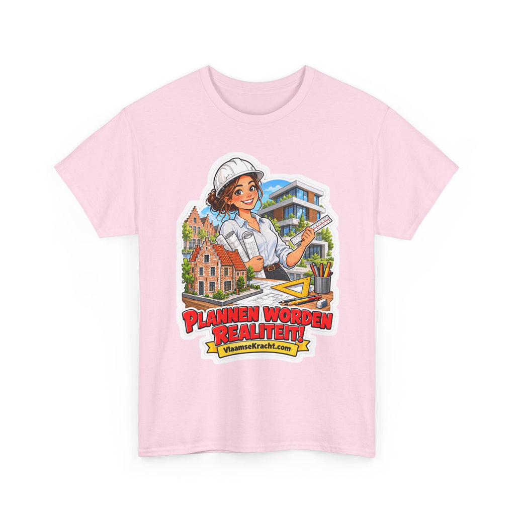 PLANNEN WORDEN REALITEIT! Unisex T-shirt | De Architect | VlaamseKracht®